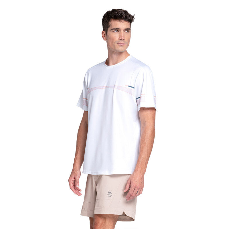 K-Swiss Fracture Short Sleeve (M) (White) K-Swiss