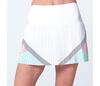 K-Swiss Pleated Skirt 14.5" (W) (White/Pink)