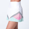 K-Swiss Pleated Skirt 14.5" (W) (White/Pink)