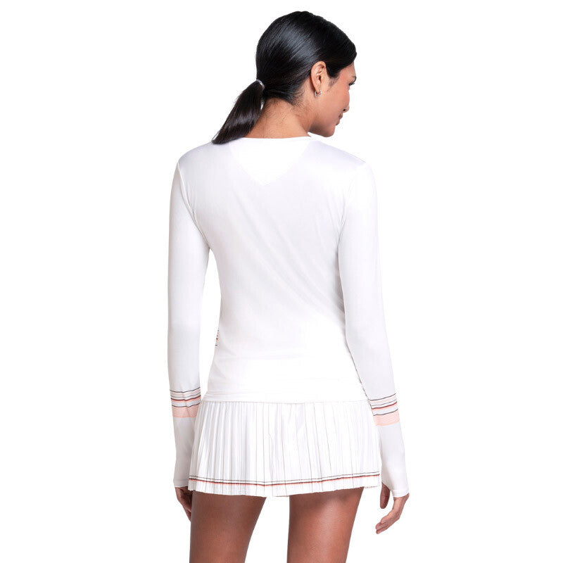 K-Swiss Accelerate Long Sleeve (W) (White) K-Swiss CKSW0F-WHT-XS