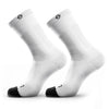 Lasso Men'S Athletic Compression Crew Socks 2.0 (M) (White)