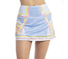 Lucky In Love Long Blossom Skirt (Light Denim)