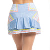 Lucky In Love Long Blossom Skirt (Light Denim)