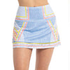 Lucky In Love Long Blossom Skirt (Light Denim)