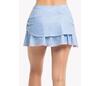 Lucky In Love Chambray Ruched Skirt (Light Denim)