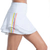 Lucky In Love Long In Love Stripe Skirt (White)