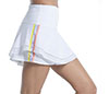 Lucky In Love Long In Love Stripe Skirt (White)