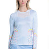 Lucky In Love Chambray Blossom Long Sleeve (Light Denim)