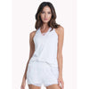 Lucky In Love Blossom Tank (White)