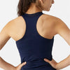 Lucky In Love V-Neck Tank W/ Bra (Midnight)
