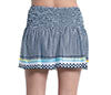 Lucky In Love Long Check Me Out Smock Skirt (Midnight)