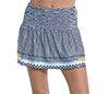 Lucky In Love Long Check Me Out Smock Skirt (Midnight)