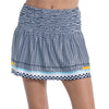 Lucky In Love Long Check Me Out Smock Skirt (Midnight)