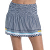 Lucky In Love Long Check Me Out Smock Skirt (Midnight)