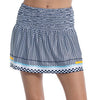 Lucky In Love Long Check Me Out Smock Skirt (Midnight)