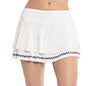 Lucky In Love Finish Line Pleated Skirt (White)
