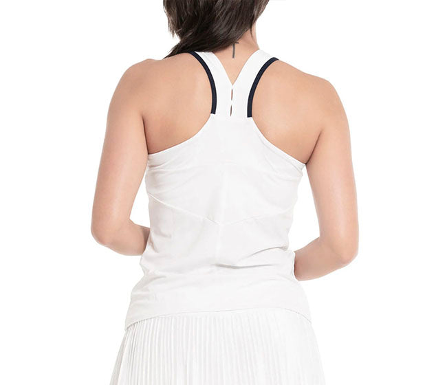 Lucky In Love V.I.P. Tank W/ Bra (White)