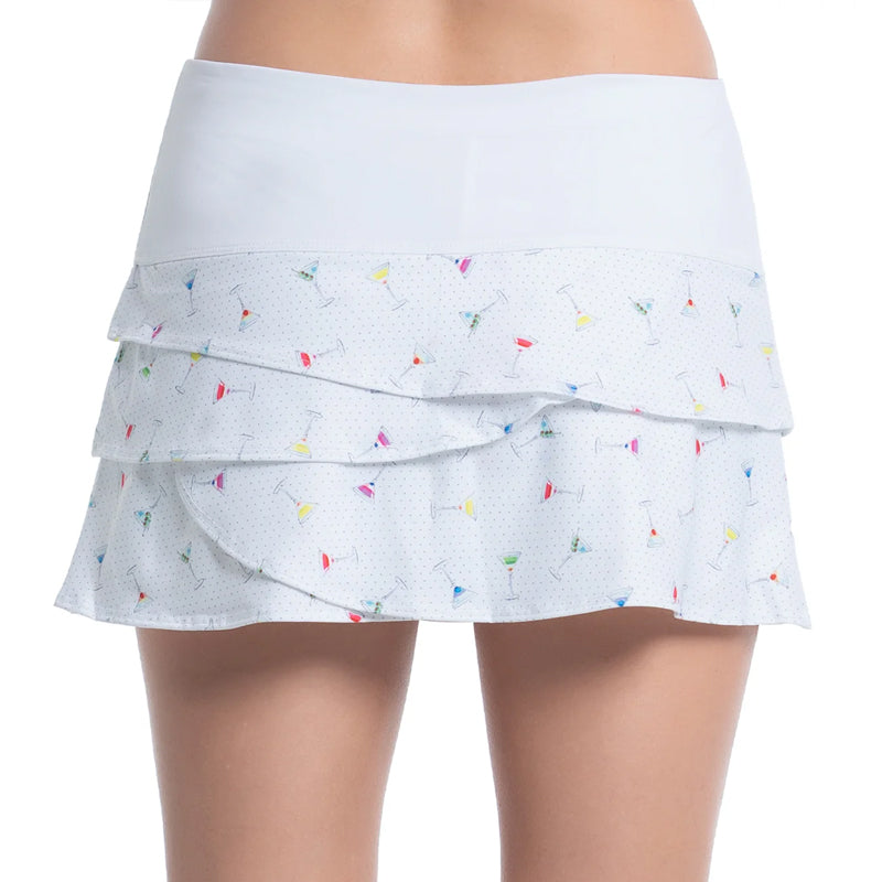 Lucky In Love Long Happy Hour Scallop Skirt (Multi)