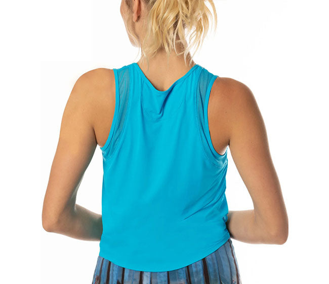 Lucky In Love Chill Out Tank (Parrot Blue)
