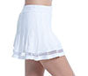 Lucky In Love Long Vintage Pleated Skirt (W) (White)