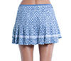 Lucky In Love Metallic Ikat Pleated Skirt (W) (Shadow)