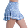Lucky In Love Metallic Ikat Pleated Skirt (W) (Shadow)