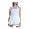 Lucky In Love Shimmer Tank (White)