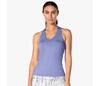 Lucky In Love V-Neck Tank W/ Bra (Lilac)