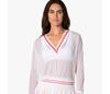 Lucky In Love Classic Mesh Pullover (White)