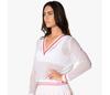 Lucky In Love Classic Mesh Pullover (White)