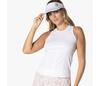 Lucky In Love Fast Lane Rib Tank (White)