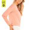 Lucky In Love Hype Long Sleeve (Peach Glow)