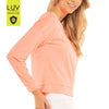 Lucky In Love Hype Long Sleeve (Peach Glow)