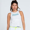 Lucky In Love Ace Of Steel Tank W/ Bra (White)