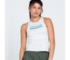 Lucky In Love Isla Tank W/ Bra (Bone)