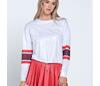 Lucky In Love Metallic Long Sleeve (Silver)