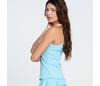 Lucky In Love Club Racerback Tank W/ Bra (Cool Blue)