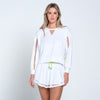 Lucky In Love Be Tulle Throw Over (White)