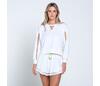 Lucky In Love Be Tulle Throw Over (White)
