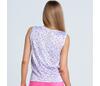 Lucky In Love Moon Flower Twist Front Tank (Powder Blue/Taffy)
