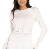 Lucky In Love Wrap It Up Long Sleeve (White)