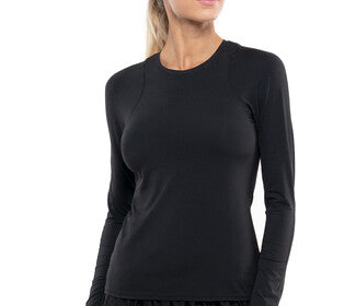 Lucky In Love Breeze Long Sleeve (Black)