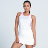 Lucky In Love Every Game Shimmer Tank (White)