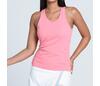 Lucky In Love Seamless High Neck Tank W/ Bra (Pink)