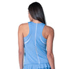 Lucky In Love High Neck Action Tank W/ Bra (Periwinkle) Lucky In Love