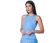 Lucky In Love High Neck Action Tank W/ Bra (Periwinkle)