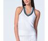 Lucky In Love Stripe Hype Tank W/ Bra (White)