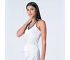 Lucky In Love Stripe Hype Tank W/ Bra (White)