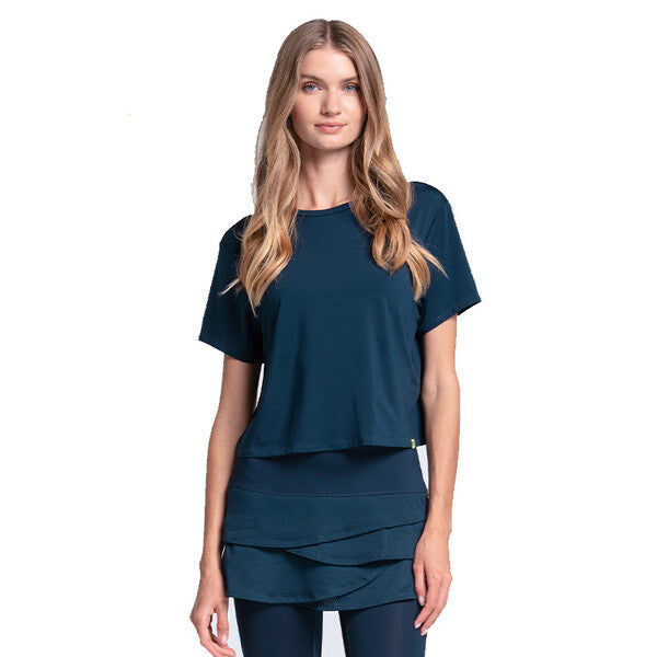 Lucky In Love Power Box Tee (Midnight Navy)