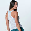 Lucky In Love Contour Rib Tank (White)